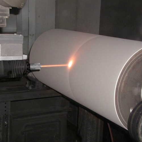 Photograph of supersonic spraying processing (1)