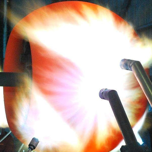 Spray welding treatment on the surface of the ball valve (2)