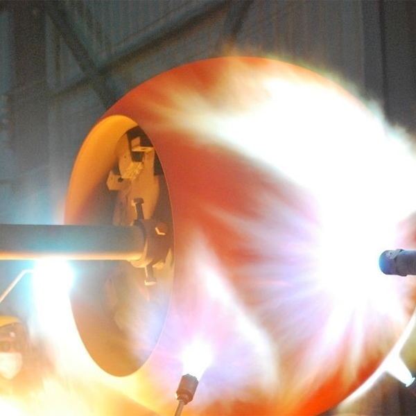 Spray welding treatment on the surface of the ball valve (1).png