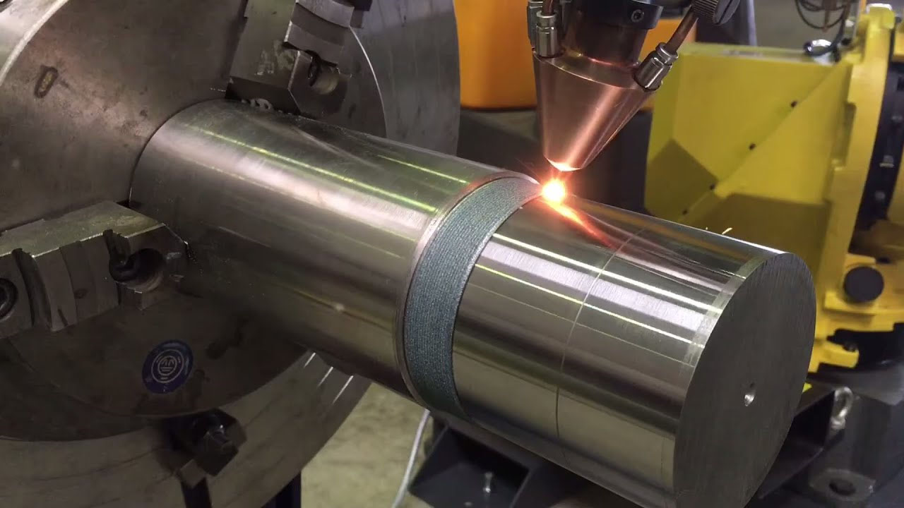 Laser cladding nickel-based high-temperature alloy Inconel625